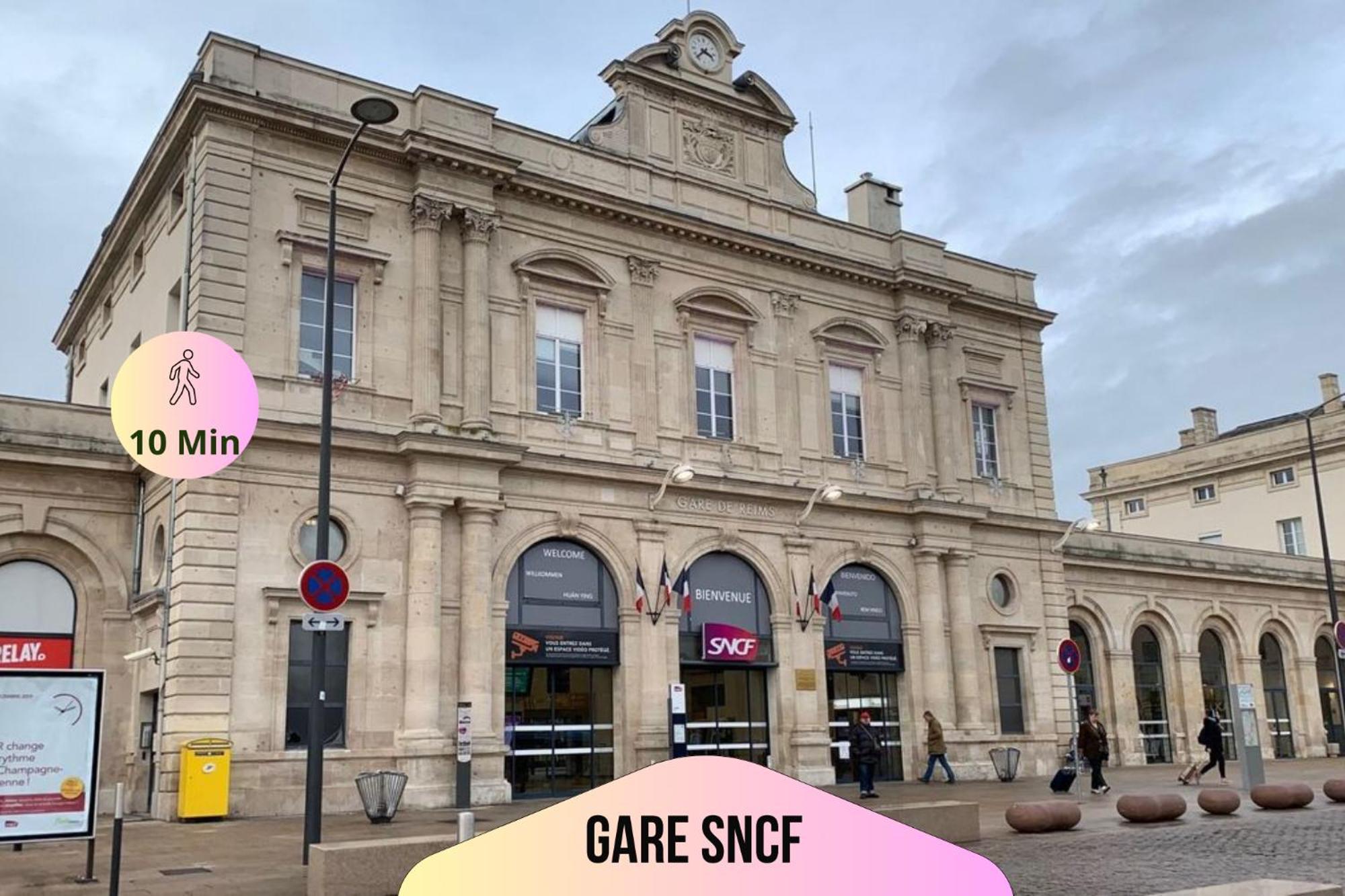 Refuge Urbain - Ideal Pro, Familles & Amis - Le Calme En Hypercentre - Wifi Haut Debit - Netflix - Machine A Laver - Gare, Cathedrale, Commerces, Restaurants & Transports En Commun A Moins De 10 Minutes A Pied Реймс Экстерьер фото